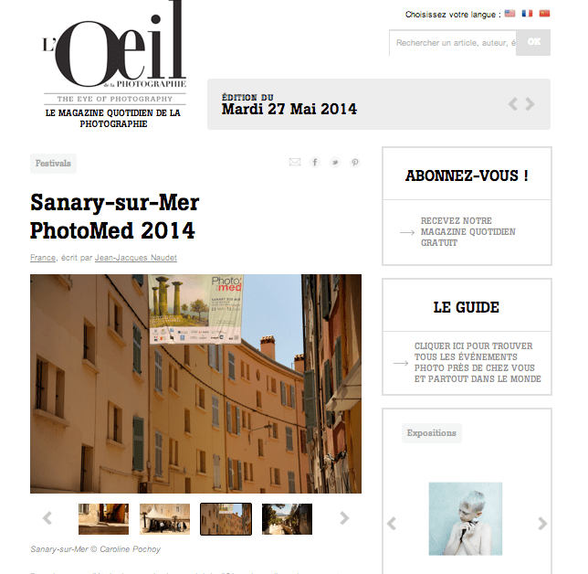 L'Oeil de la Photographie - édition du 27 mai 2014